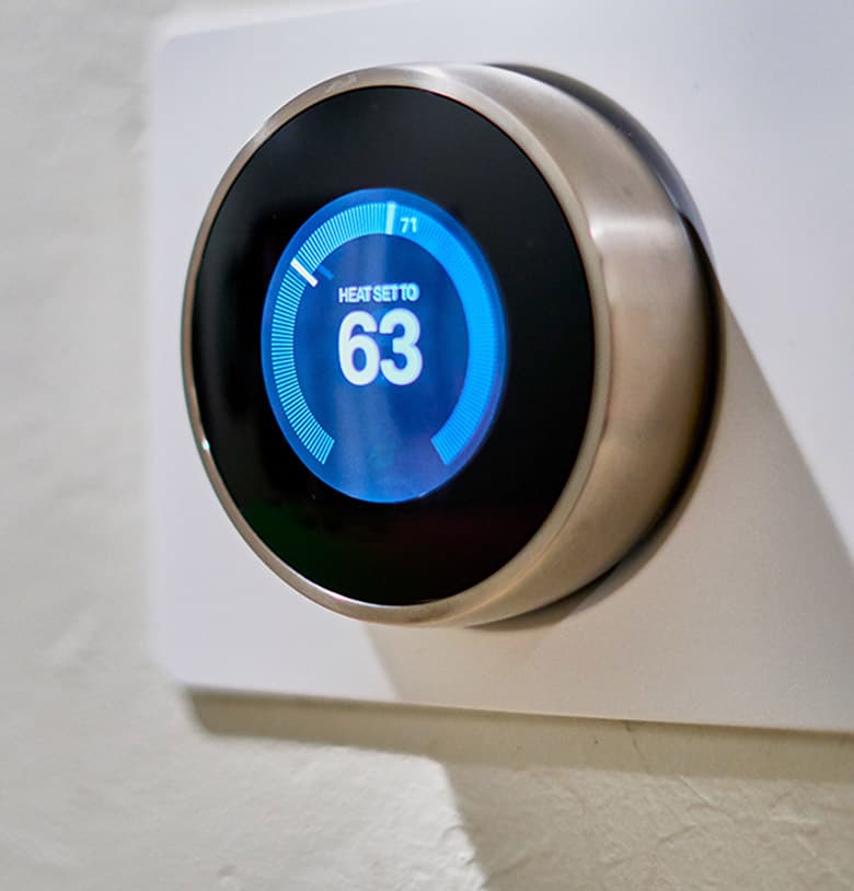 Панель терморегулятора для розумного будинку